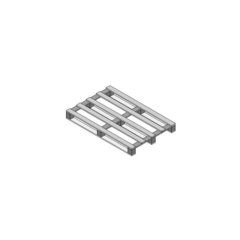 Palette en bois 800x1200 15 mm 5 planches Maxipalettes