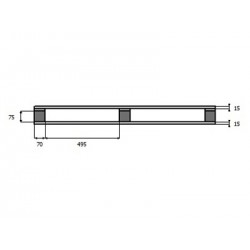 Palette bois 800x1200 15 mm...